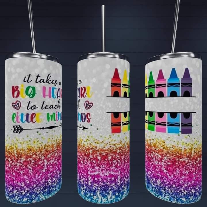 Glitter It takes a Big Heart Sublimation Print |Nita's Sublimation Blanks