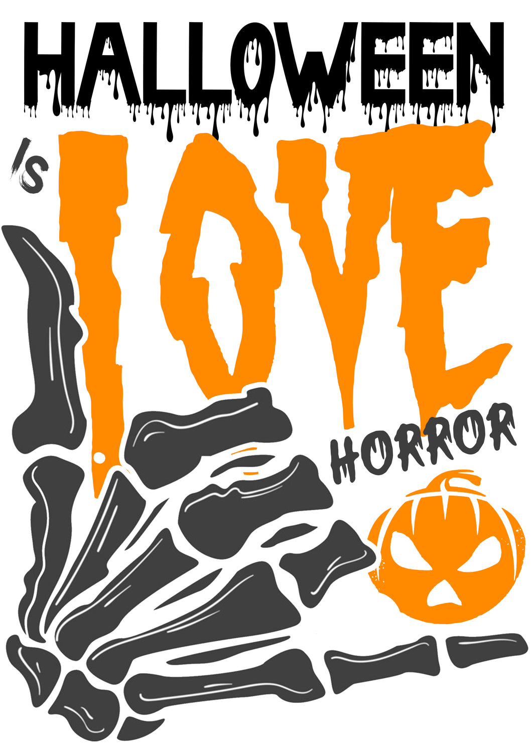 Halloween is Love (TRANSFER) | Nita's Sublimation Blanks­™