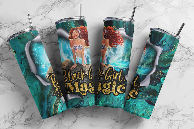 Little Mermaid Black Magic (Digital Files) | Nita's Sublimation Blanks™