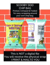 Load image into Gallery viewer, Printed- Any Theme Chip Bags| Nita&#39;s Sublimation Blanks™
