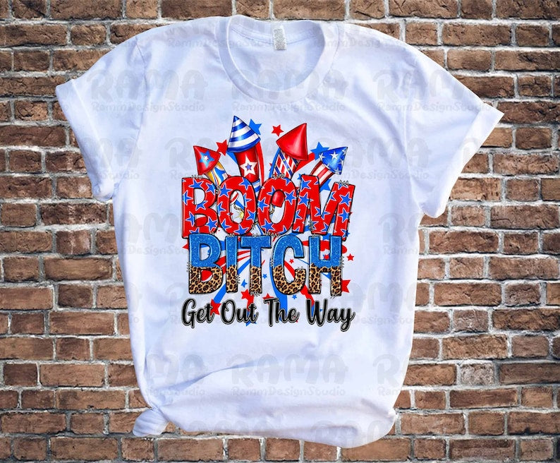 Boom 4th of July Sublimation Print | Nita's Sublimation Blanks™