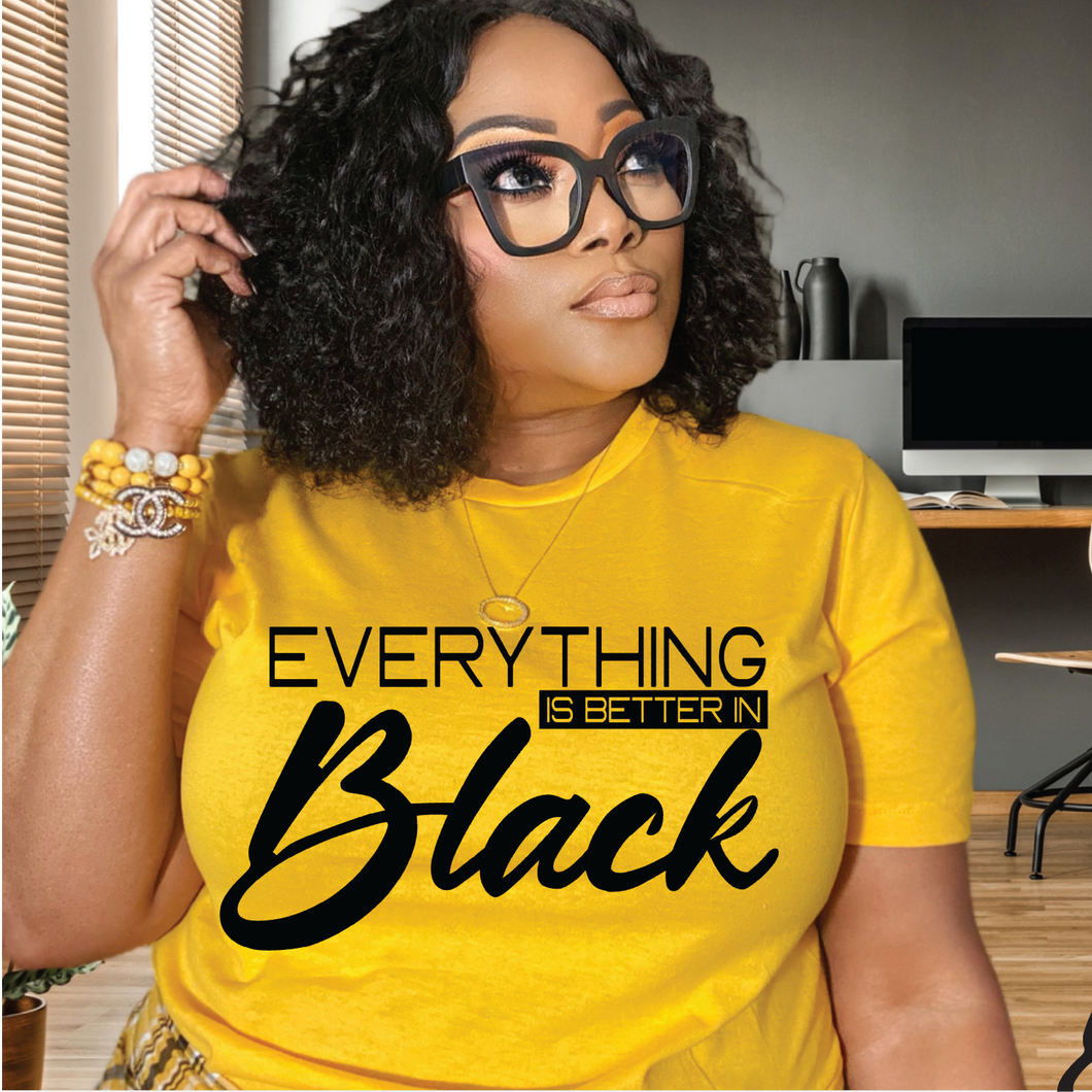 Everything Black (TRANSFER) | Nita's Sublimation Blanks­™