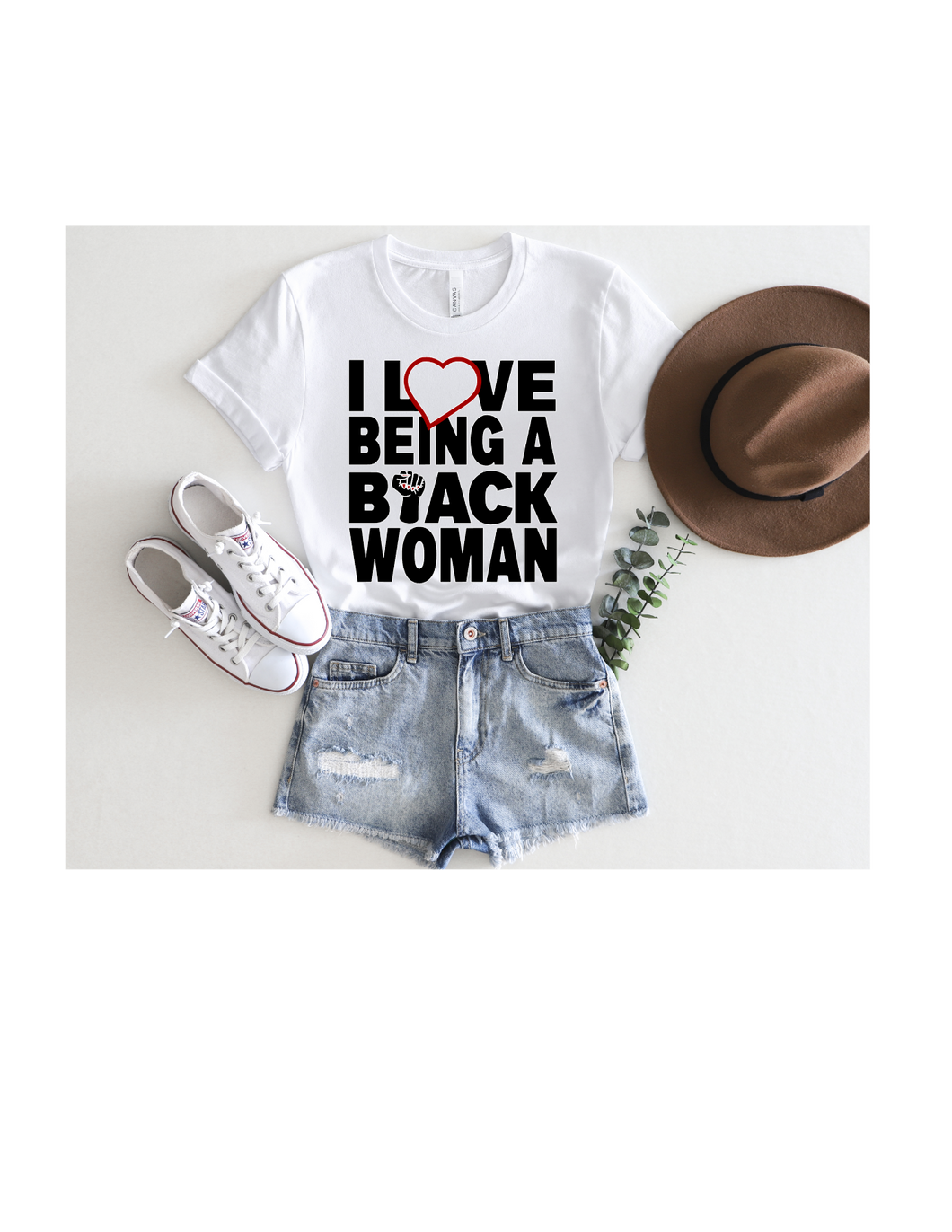 I Love Being A Black Woman (TRANSFER) | Nita's Sublimation Blanks­™