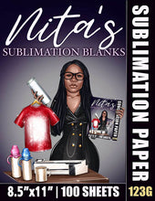 Load image into Gallery viewer, Nita&#39;s Sublimation Paper| Nita&#39;s Sublimation Blanks™
